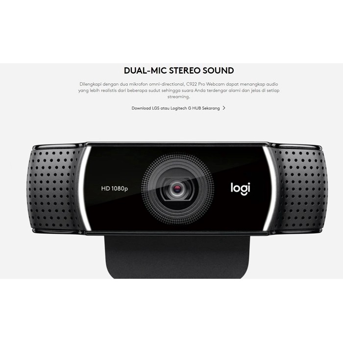 Webcam Logitech C922 Pro Stream HD