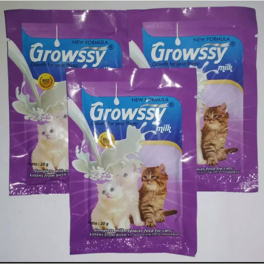 Susu Kucing Kecil Kitten Indukan Growssy