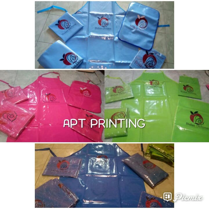 Set Perlak Logo Bidel ( gratis sablon nama / klinik)