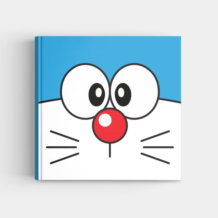 

Buku Diary Catatan Doraemon close up