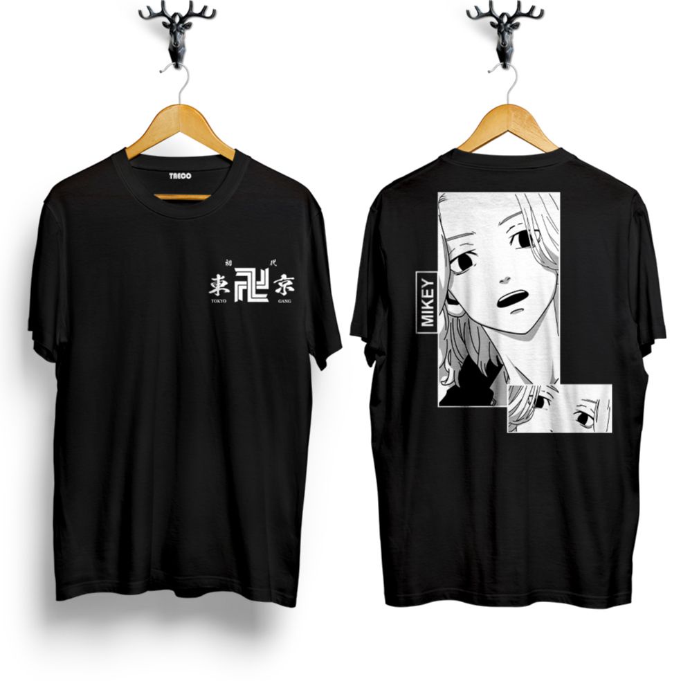 Baju Kaos Distro TOKYO REVENGERS / baju kaos MIKEY [HITAM][PUTIH] / baju kaos oblong distro jepang/ 
