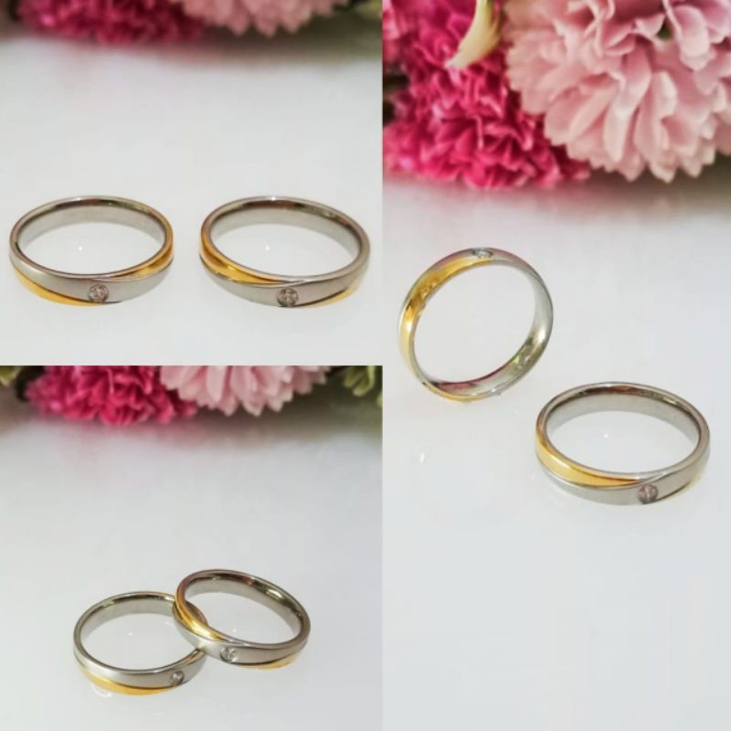 CINCIN WANITA TITANIUM CINCIN WANITA BLINK ANTI KARAT CINCIN UNIK (BISA COD)