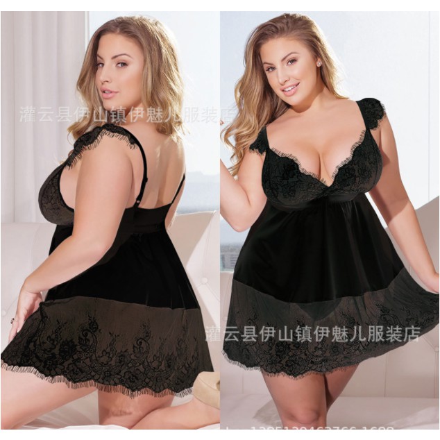 Lingeria sexy / Lingeria sexy big size / max ld 120cm / Baju tidur sexy transparan - 5114