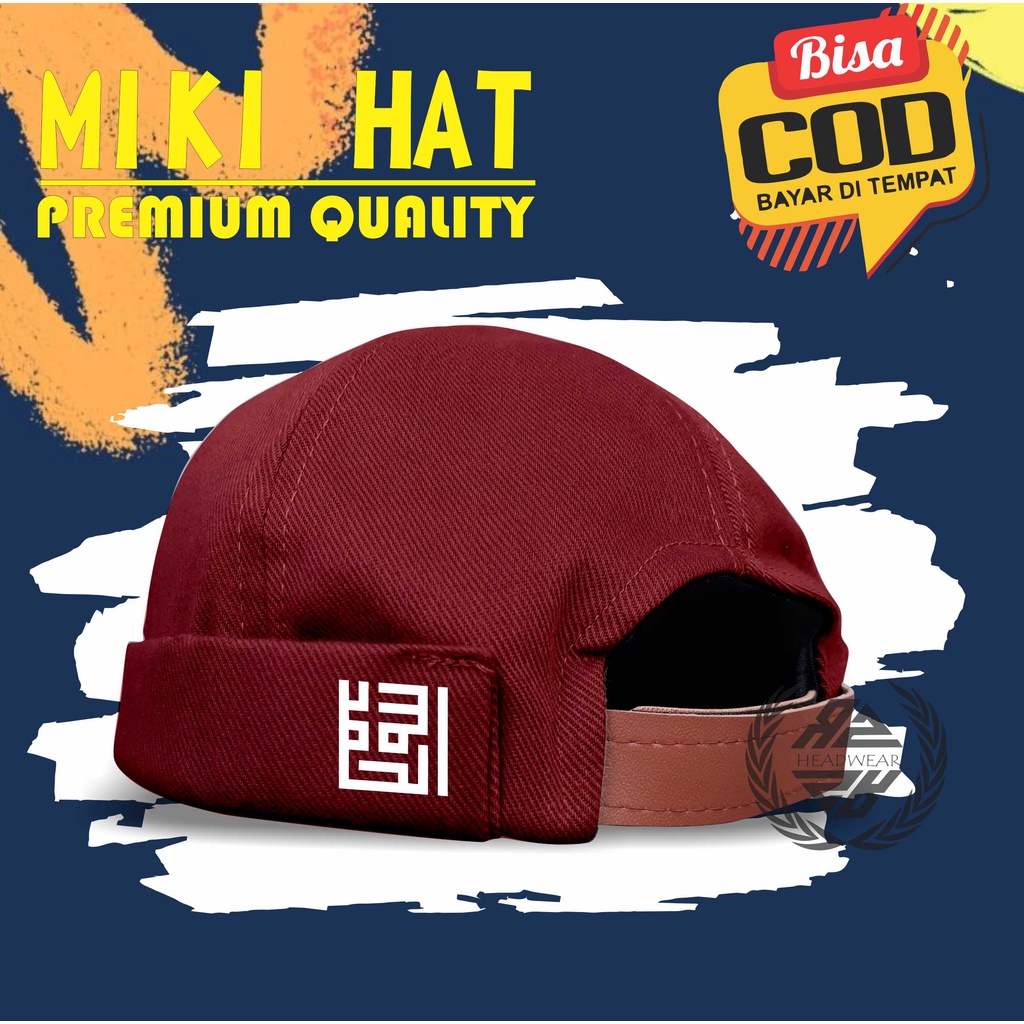 Topi Peci Miki Hat Peci Uas Kufi Alhamdulilah Bahan Daimaru Premium