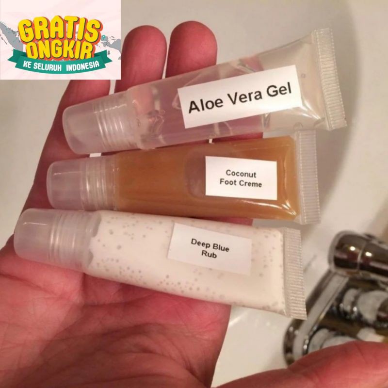 Tube Wadah DIY kosong 5gr 8gr 10gr 15gr Lipbalm Lipgloss Lipcream Lipstik