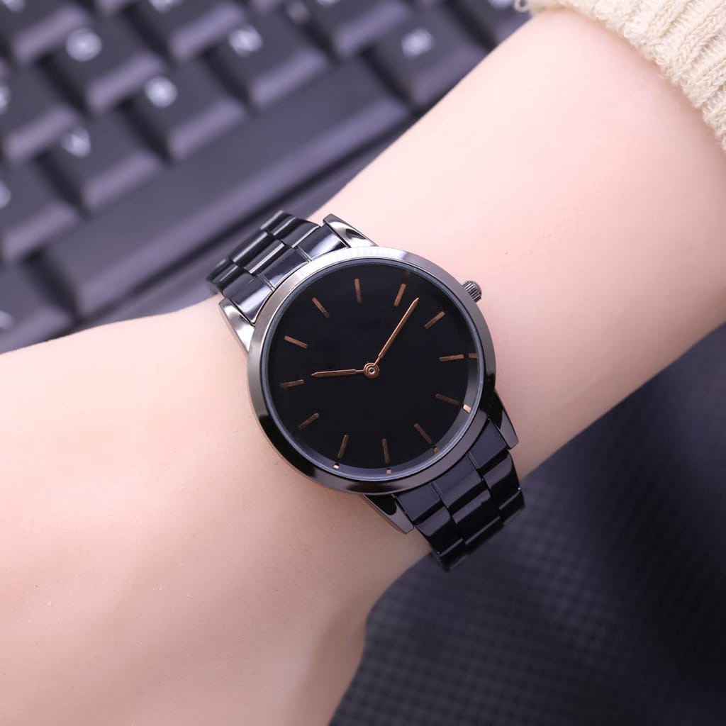 [DG] COD ✔️ Jam Tangan Wanita Harajuku Korea Fashion DWE-22 Strap Rantai