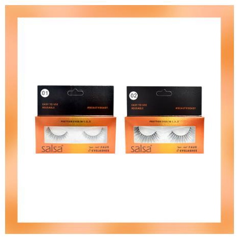 * NCC * Salsa Bulu Mata Premium Faux Eyelashes Prettier Eyes Easy Yo Use