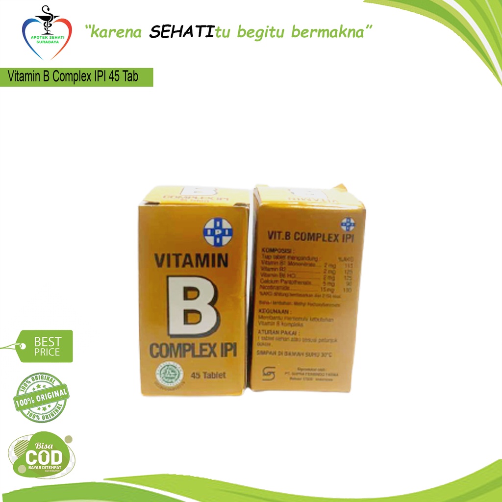 Promo Vitamin ipi b compleks komplexs murah