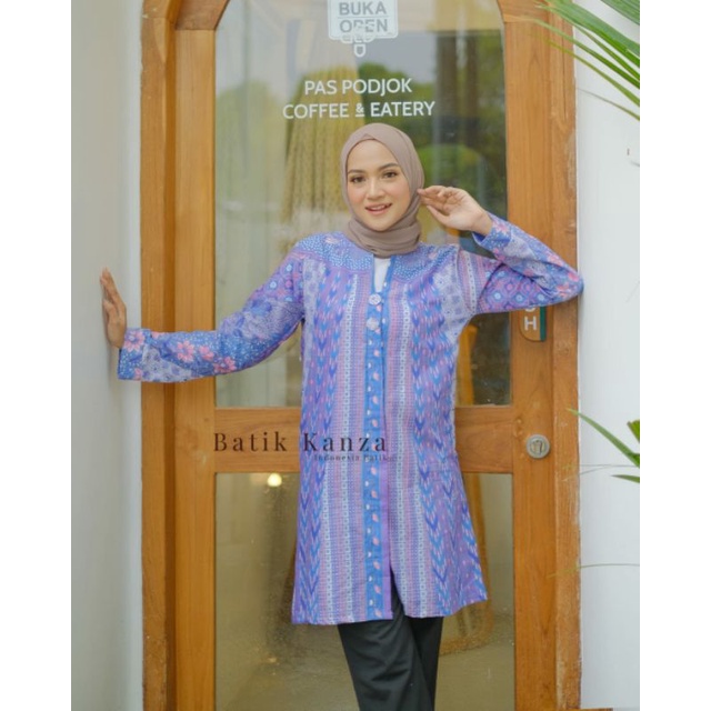 Baju Wanita Tunik Batik Wanita Terhit