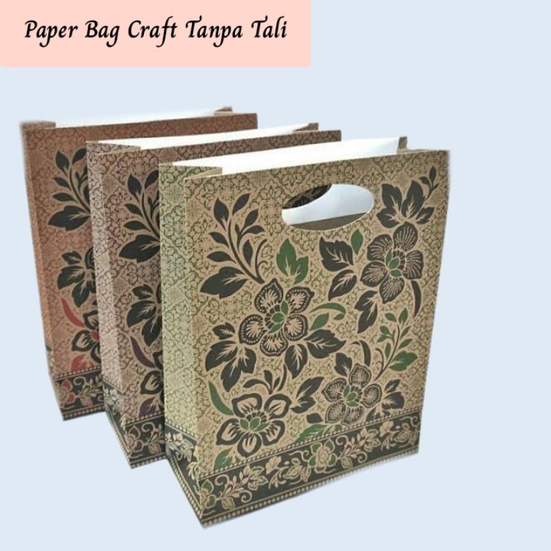 

Paper Bag Kraft Plong Tanpa Tali Ukuran sedang (1 pack isi 10)