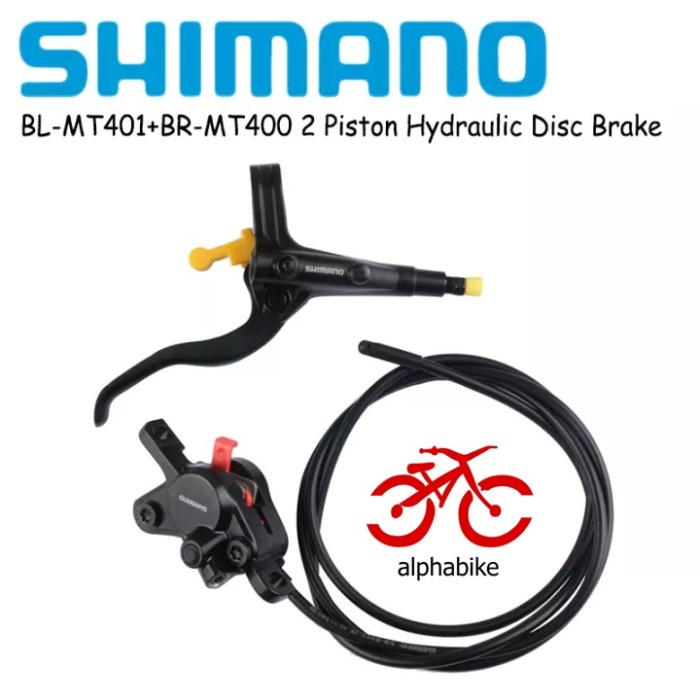 DISC BRAKE SHIMANO HIDROLIK BL MT401 BR MT400 MT401+MT400 2 PISTON ORI