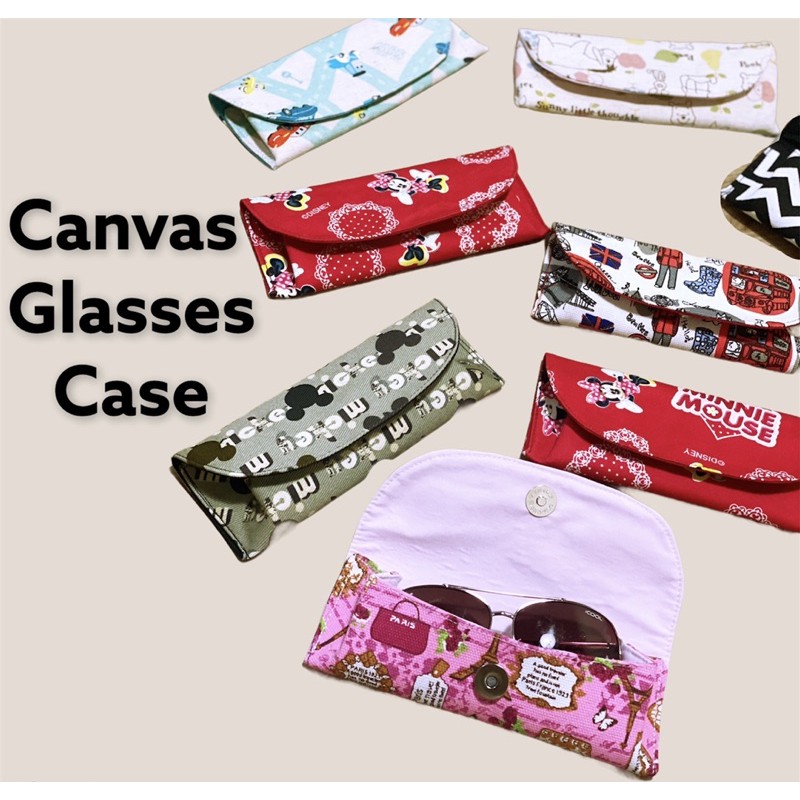 Fawn’G Handmade - Canvas Glasses Case | Pouch Kacamata | Tempat Kacamata