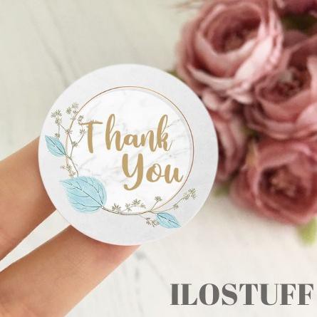 

Harga Termurah ALN 100 pcs Sticker Label Bunga & Art Tulisan "Thank You" Untuk Usaha Online Shop & S