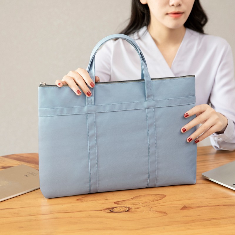 Tas Laptop / Macbook Sleeve Jinjing Women Woven Nylon Bag 13 14 inch