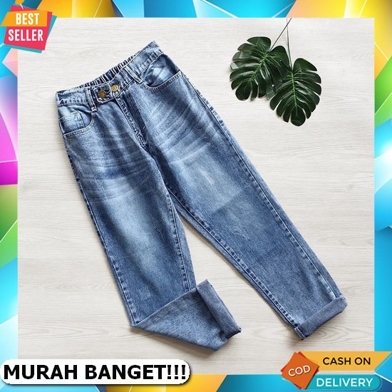 Celana Kulot Jeans Rawis / Celana Kulot Jeans Rawis Wanita / Kulot Jeans Rawis Boyfriend Jeans Kode 