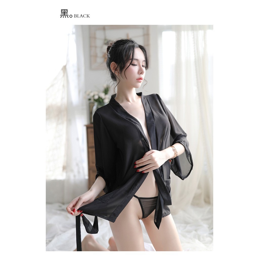 Miss H ~ 178 Kimono Lingerie Baju Tidur Kimono Wanita Import Bahan Adem