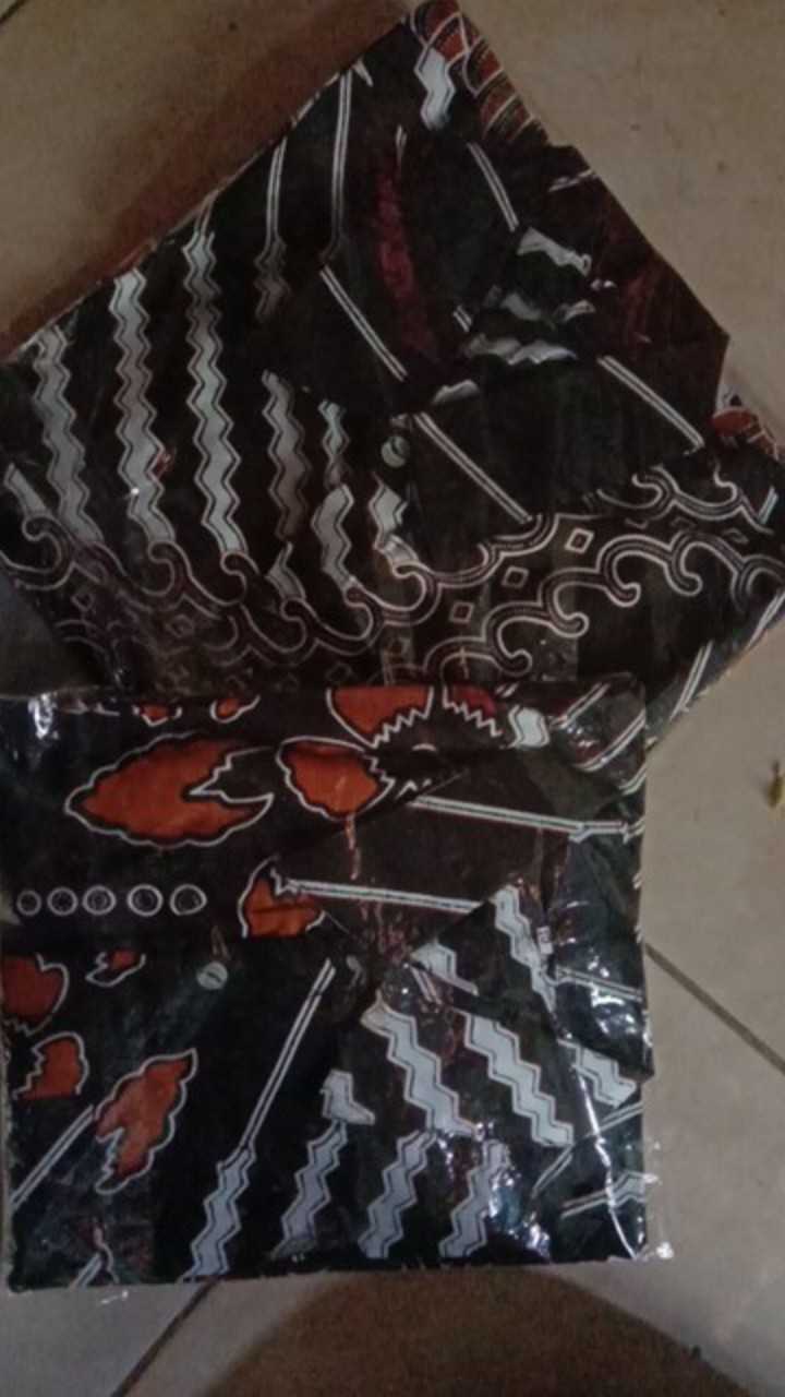 Batik Couple Ayah Anak Lengan Pendek/batik Anak Cowok Ker