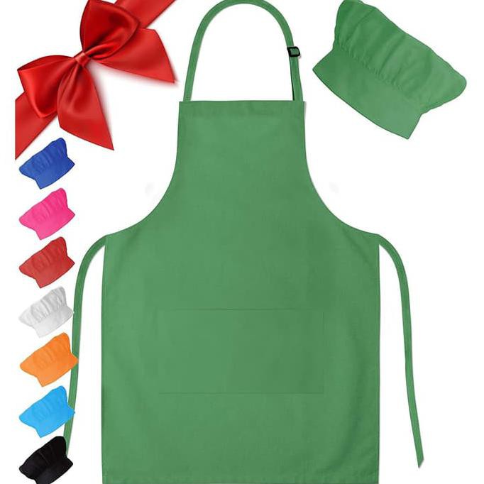 Topi Koki Anak Dan Celemek Anak Sajidin73