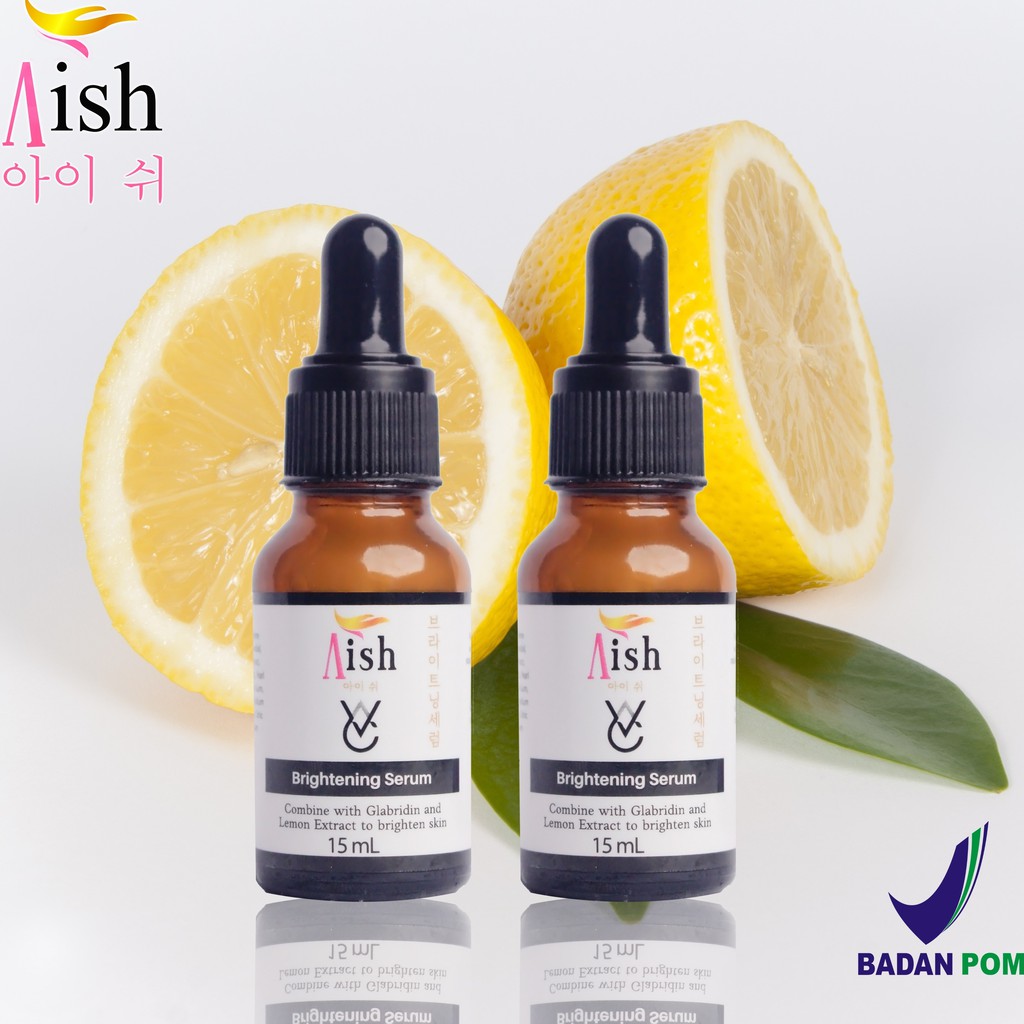 Paket Hemat 2 Serum - Aish Brightening serum/Cerah Glowing