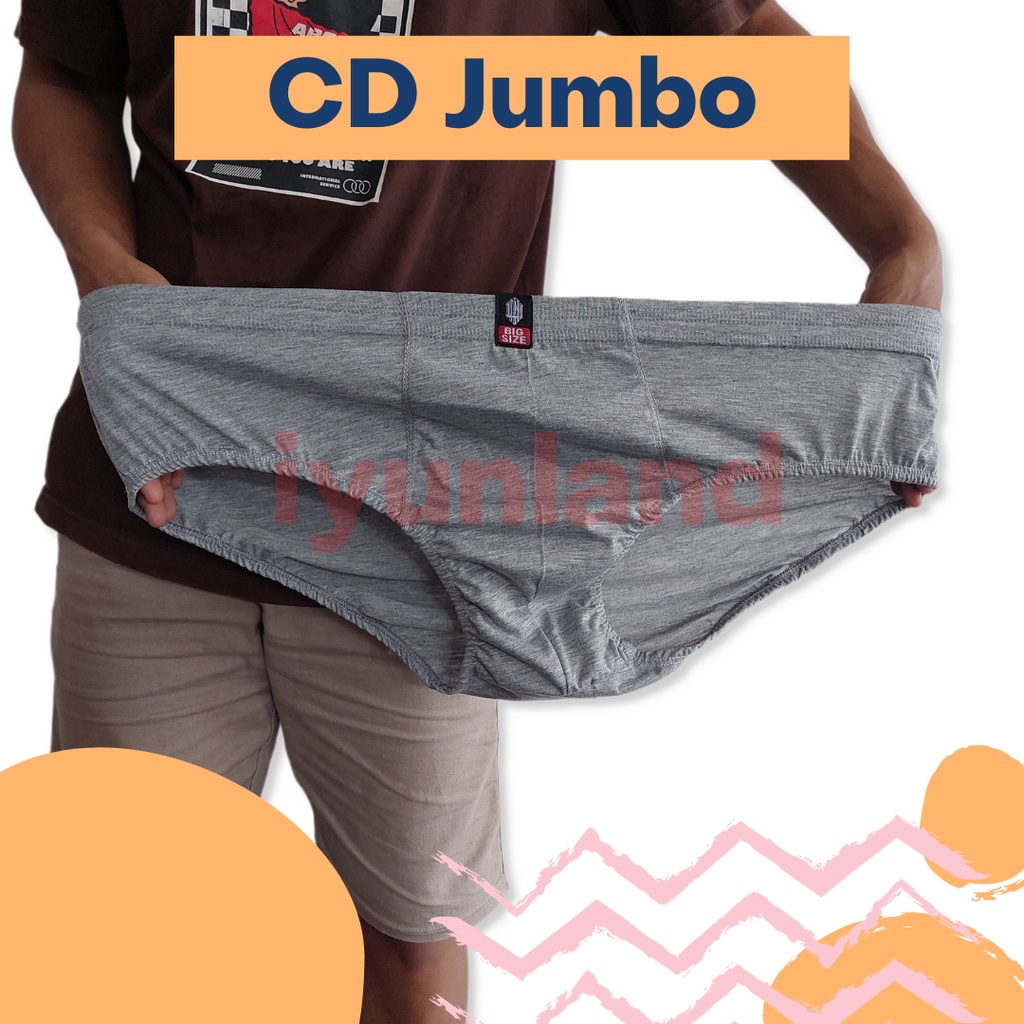 [COD] CD Murah Celana Dalam Pria Sempak Jumbo Katun - IYUNLAND