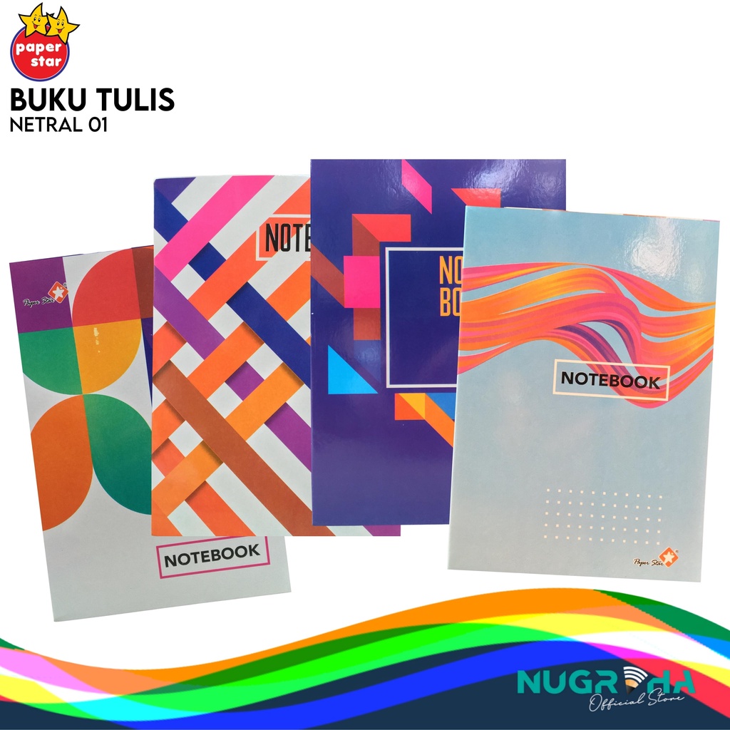 

BUKU TULIS BOXY 42 LEMBAR PAPERSTAR – NETRAL