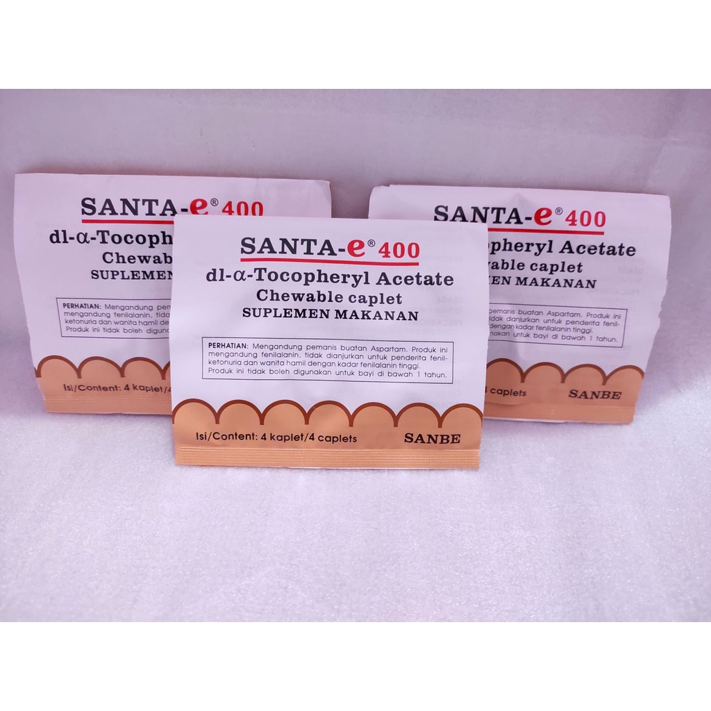 Santa E 400mg - Vitamin E sebagai antioksidan Kulit