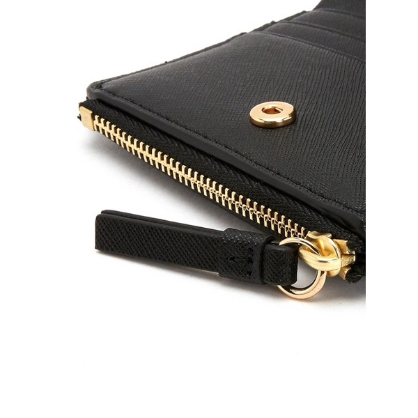 Tory Burch Robinson Mini Wallet Black TB 8821