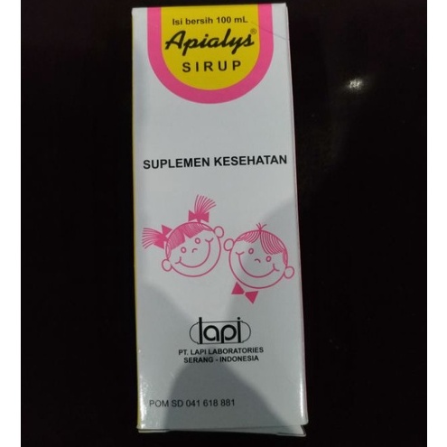 Apialys sirup / drop Apyalis Apialis Obat Vitamin Anak Bayi Drops Nafsu Makan