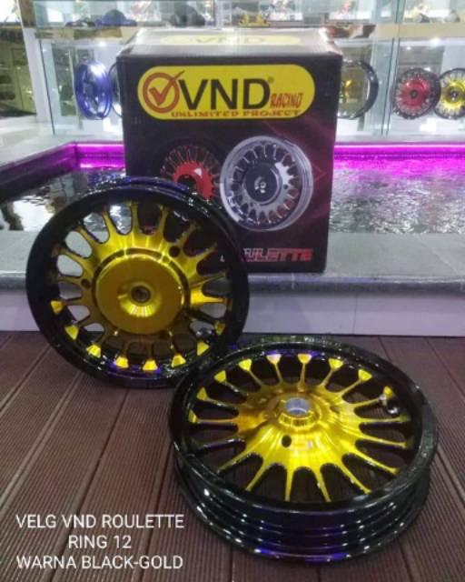 Velg Racing Vnd Roulette Ring 12 Inch Beat Scoopy Spacy Genio Vario 110 Shopee Indonesia