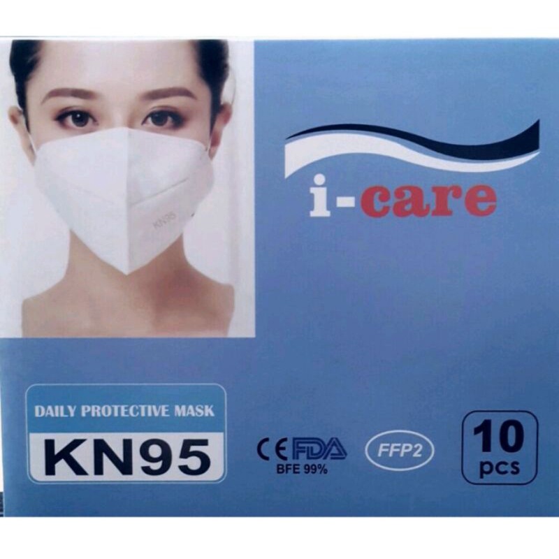 10 pcs MASKER KN95 KAWAT LUAR MASKER N95