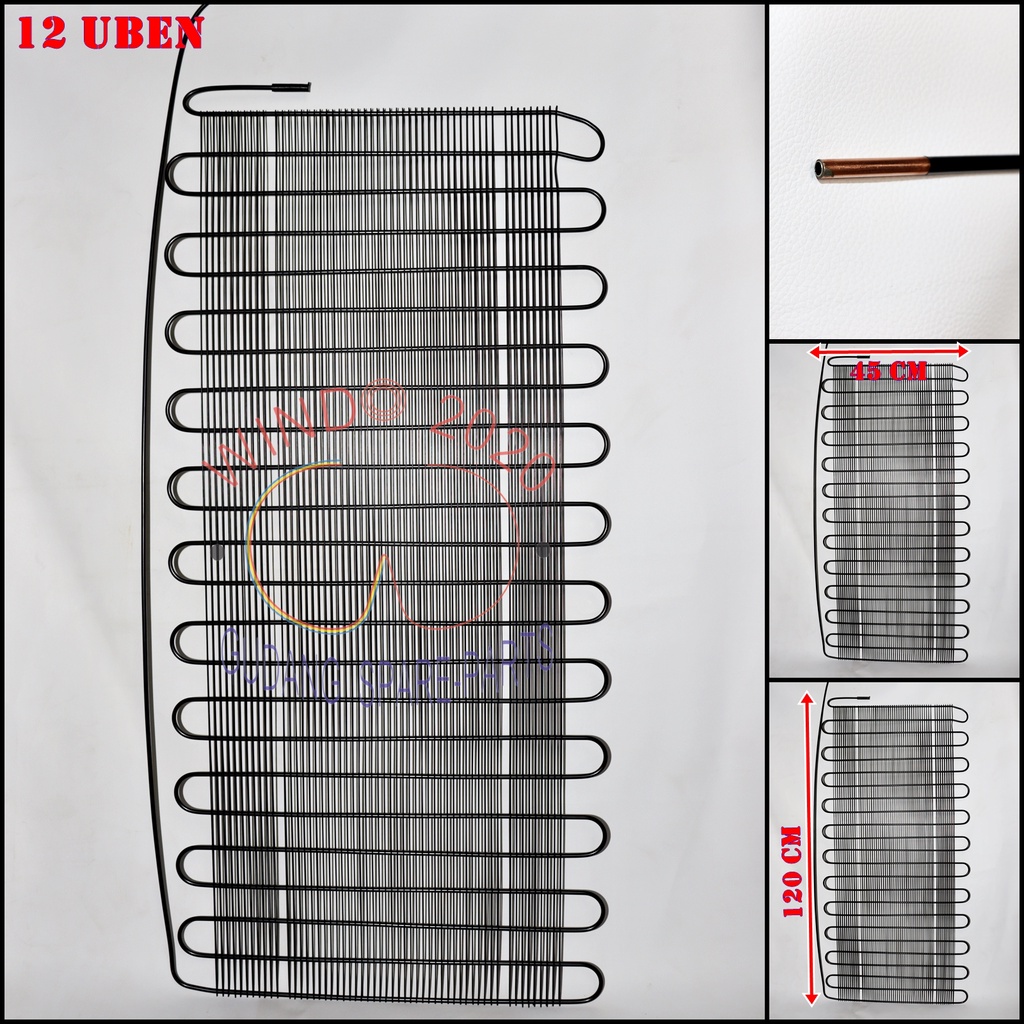 CONDENSOR 12 U | KONDENSOR ULIR 12UBEN UNIVERSAL | PEMANAS FREZEER , KULKAS , SHOW CASE UMUM MULTI