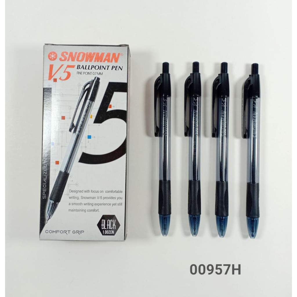 

Pulpen Snowman v-5 0,7mm - 00957H