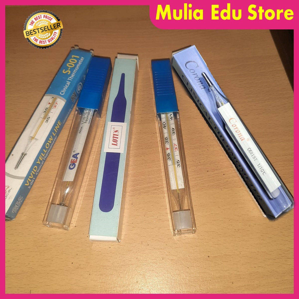 Termometer air raksa | Termometer Badan Manual | thermometer air raksa | termometer suhu panas badan