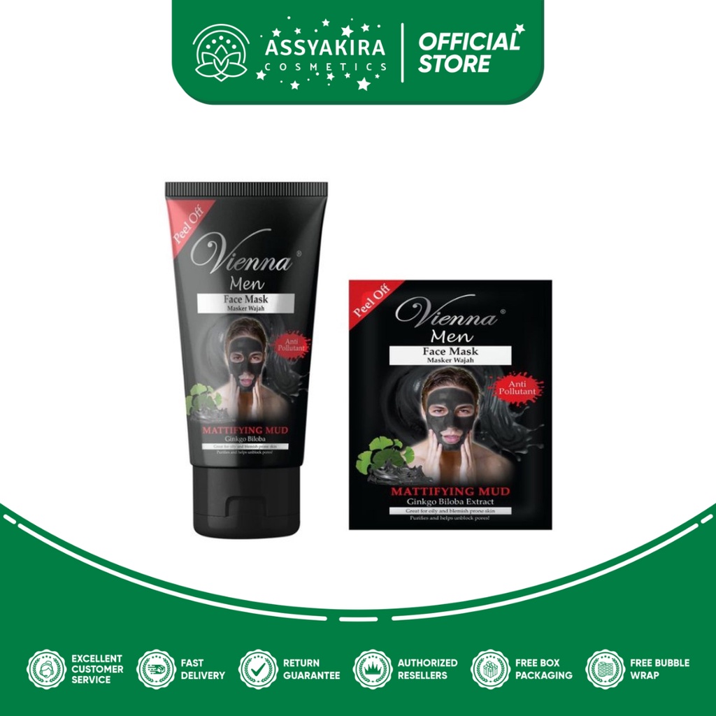 Vienna Men Face Mask Clay Matfying Mud