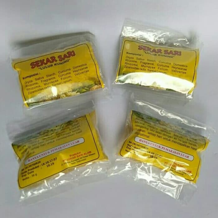 Lulur Kuning Sekar Sari original / Sekar Sari Bedak Lulur Kuning