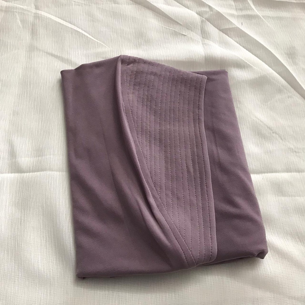 Jilbab Instan Bergo Harmoni Large & XL Jersy Khimar Ori Sayra SAYRA1-UNGU CANTIK