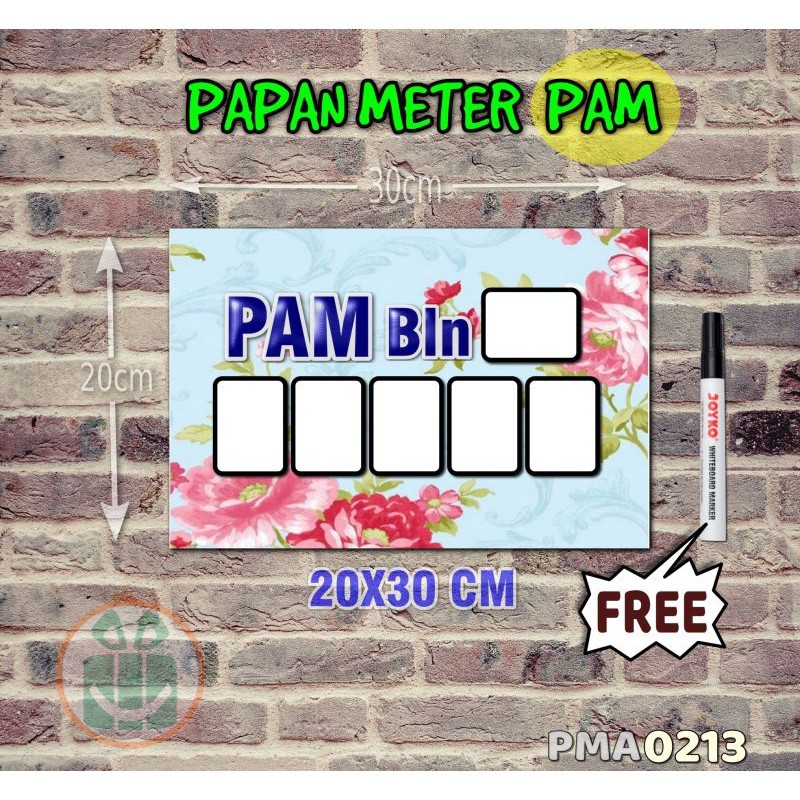 

SBC Papan Meter Listrik PLN PAM motif Unik - Shabby 13