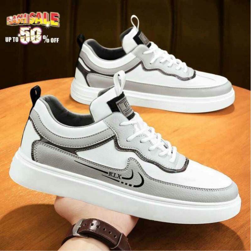 Sepatu Sneakers Pria ANSUONI-2023 / Sepatu Sport Pria Terbaru Sneaker Import Lucky Korean Style