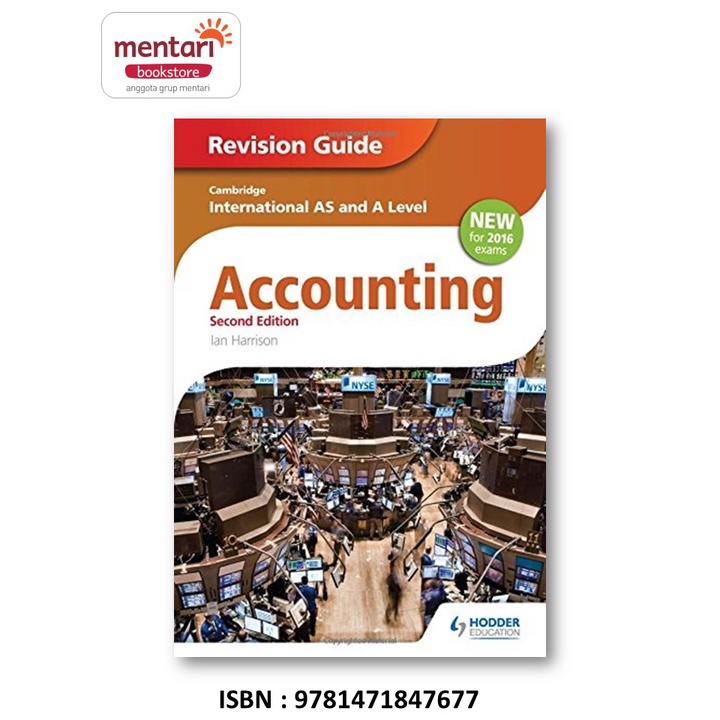 Jual Cambridge International As/a Level Accounting Revision Guide 2nd ...