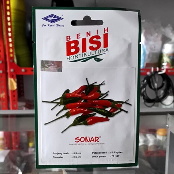 Benih Bibit Cabe Rawit Sonar BISI 80 Biji Tanaman Cabai Hijau Merah
