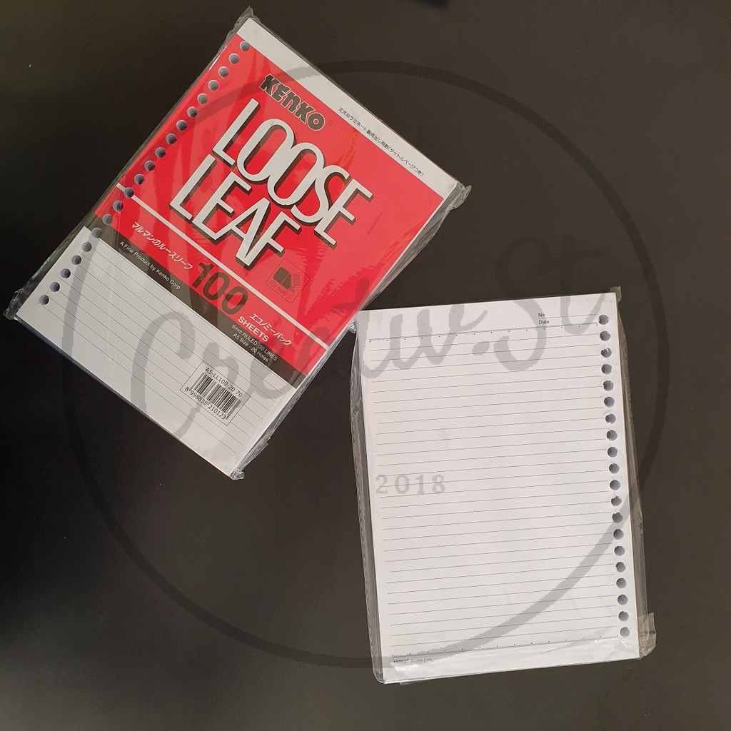 

KENKO Loose Leaf A5 100 Lembargaris 20 Ring Isi Binder