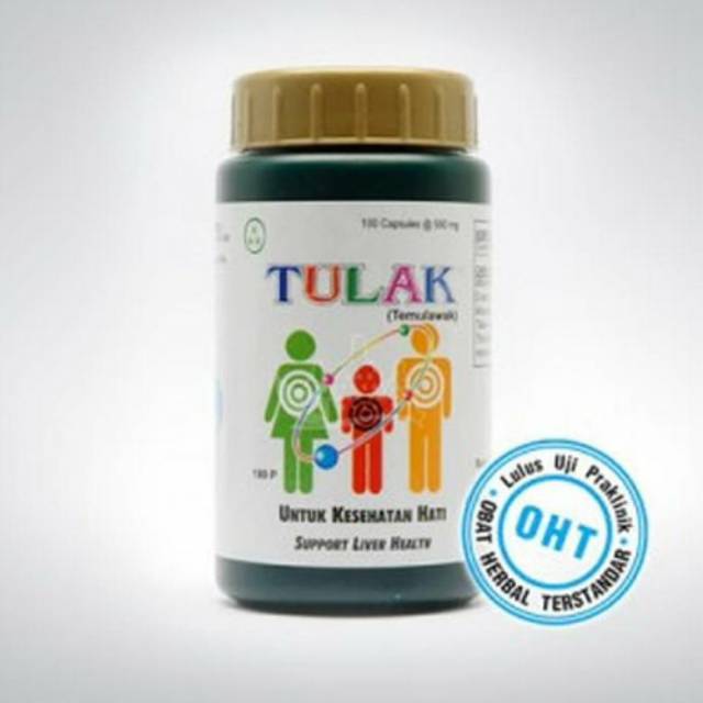 

Tulak 100 capsul - untuk kesehatan fungsi hati atau liver dan menurunkan kadar kolestrol dalam darah