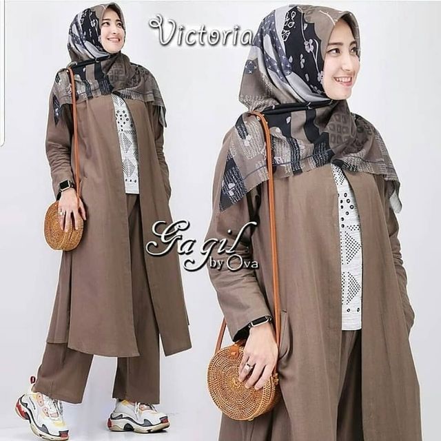 setelan kulot / setelan wanita muslim / kulot setelan wanita muslim / stelan wanita terbaru / one set wanita / cardigan setelan celana / setelan wanita kekinian / longcardigan fashion muslimah / casual setetelan wanita / setelan cardigan wanita kekinian /