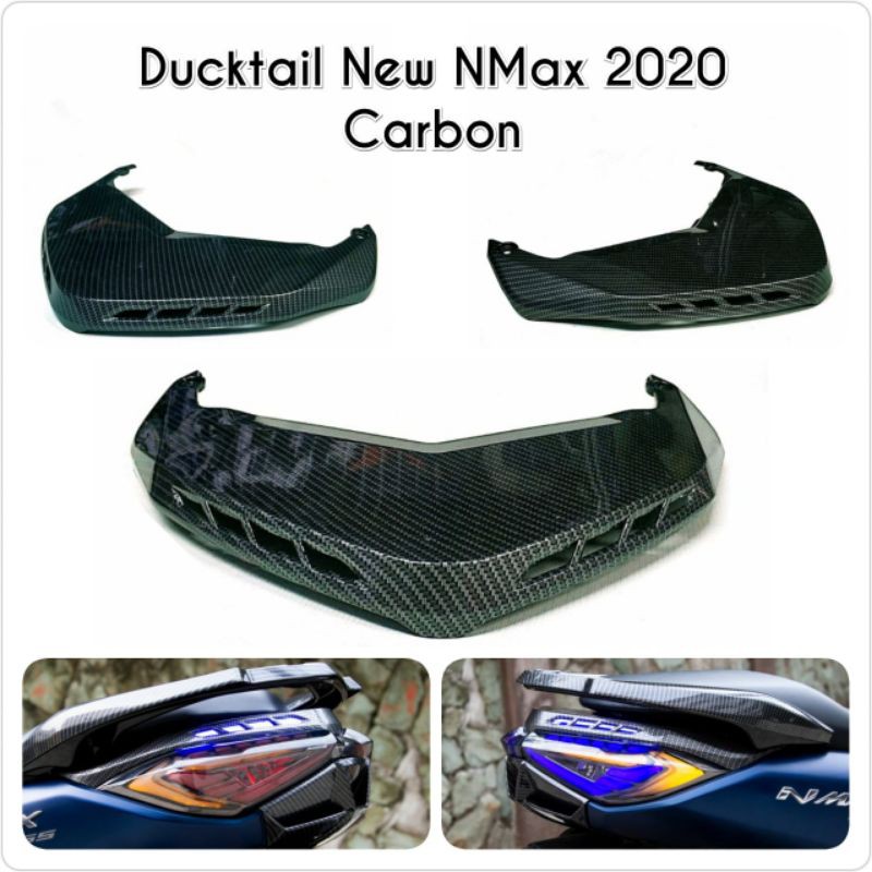 Ducktail Nmax New 2020 Carbon Nemo / Sirip Belakang Yamaha Nmax New 2020 Carbon Nemo