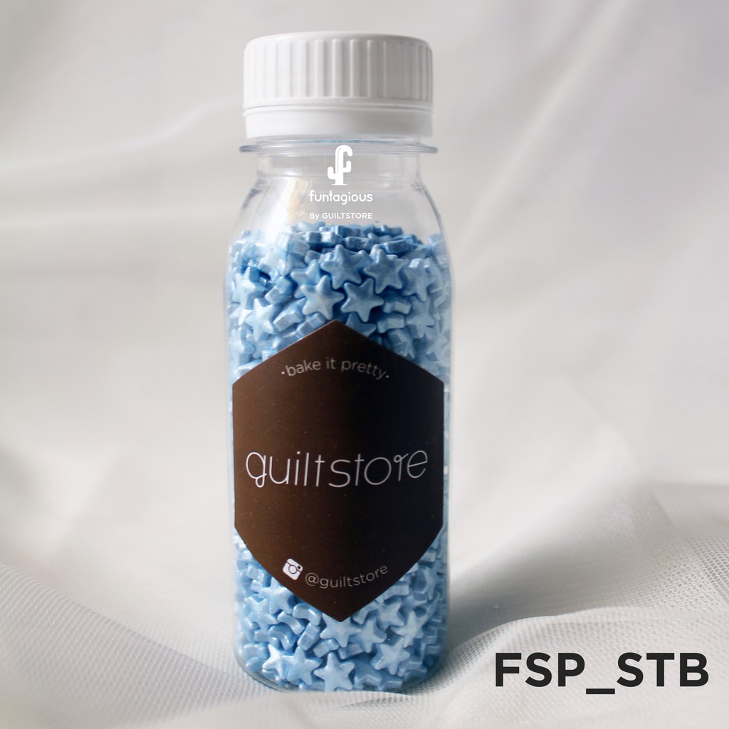 

FSP_STB Hiasan Kue Bintang/Star Blue/Biru Sugar Sprinkle Gula Tabur
