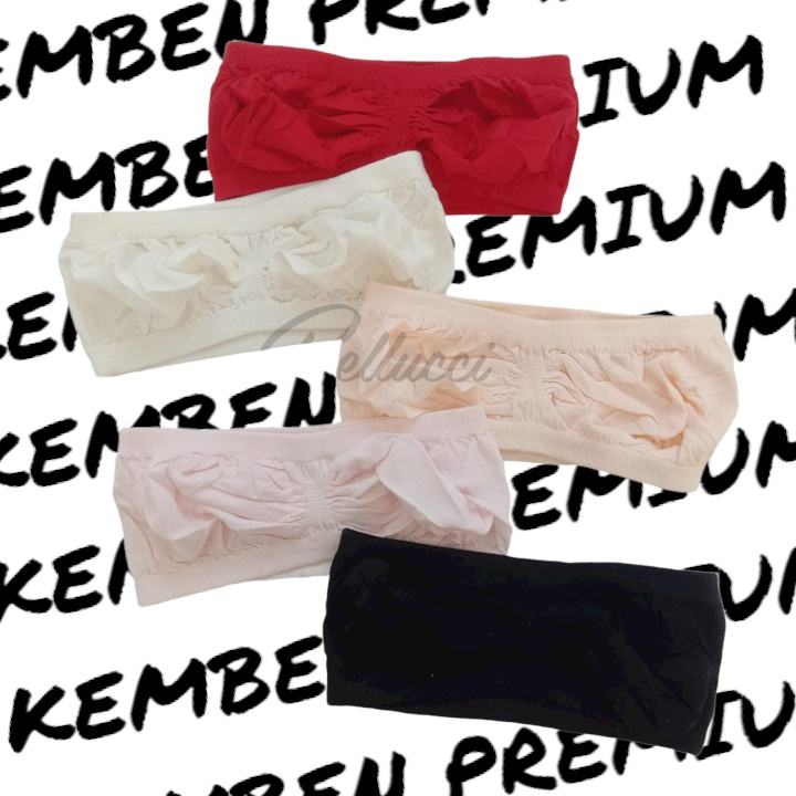 Tube Crop Top Kemben Tanpa Tali Tangtop Crop Tengtop Pendek