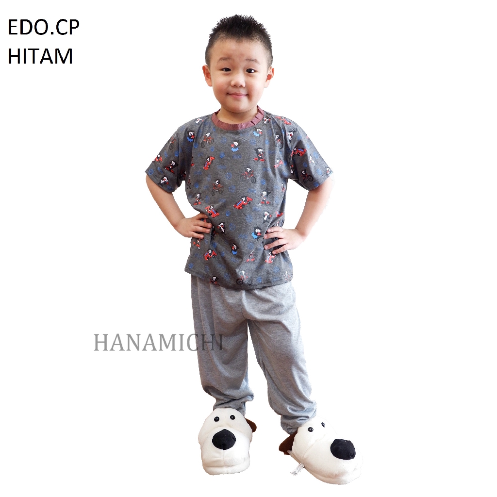 Hanamichi EDO.CP Baju Tidur Anak Lengan Pendek