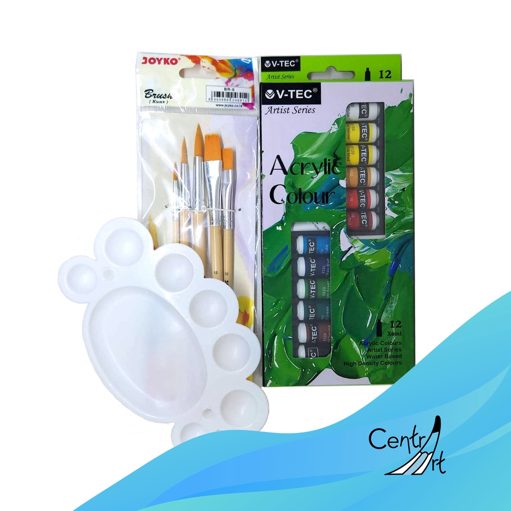 

PAKET LUKIS CAT ACRYLIC 12 COLORS