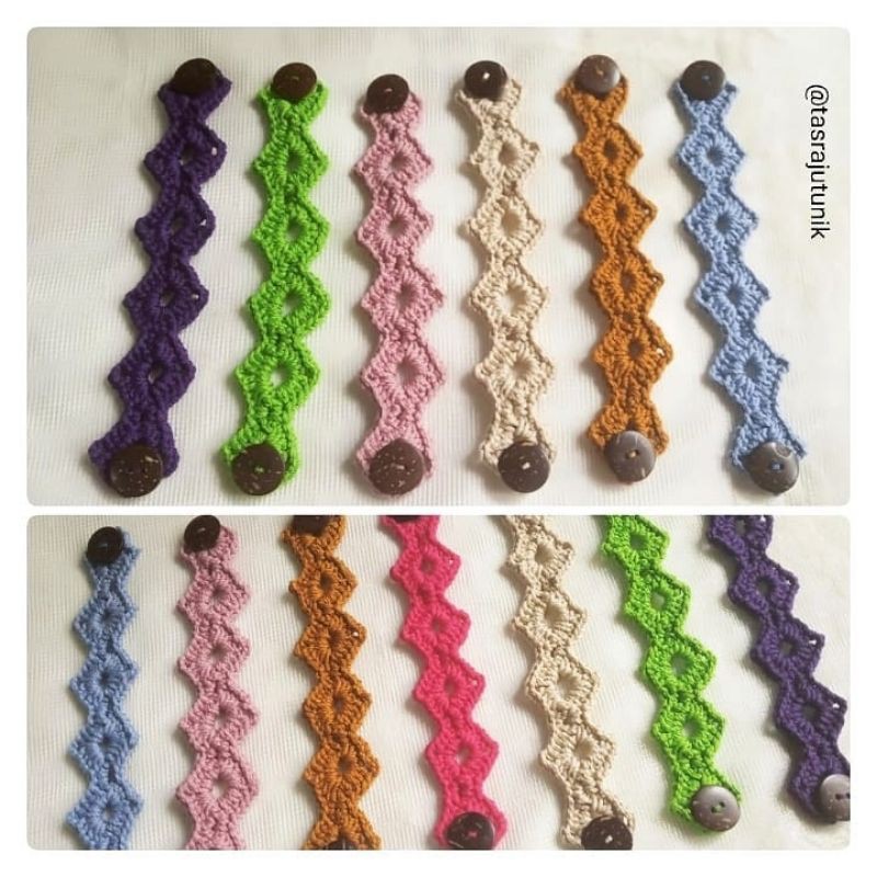 Konektor Rajut / Konektor Masker Rajut / Pengait Masker Rajut