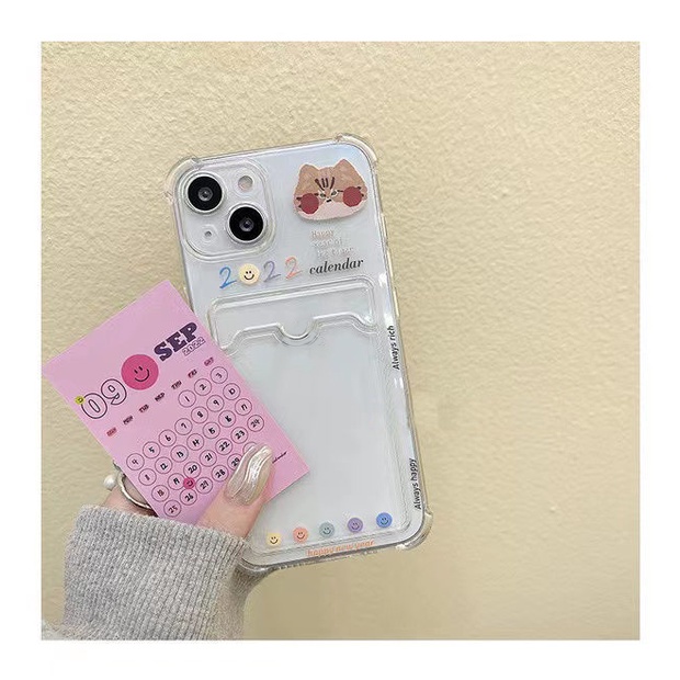 Soft Case Silikon TPU Transparan Motif Kucing Untuk IPhone 14 13 12 Mini 11 10 Pro XS Max X XR 8 7 6 6S Plus